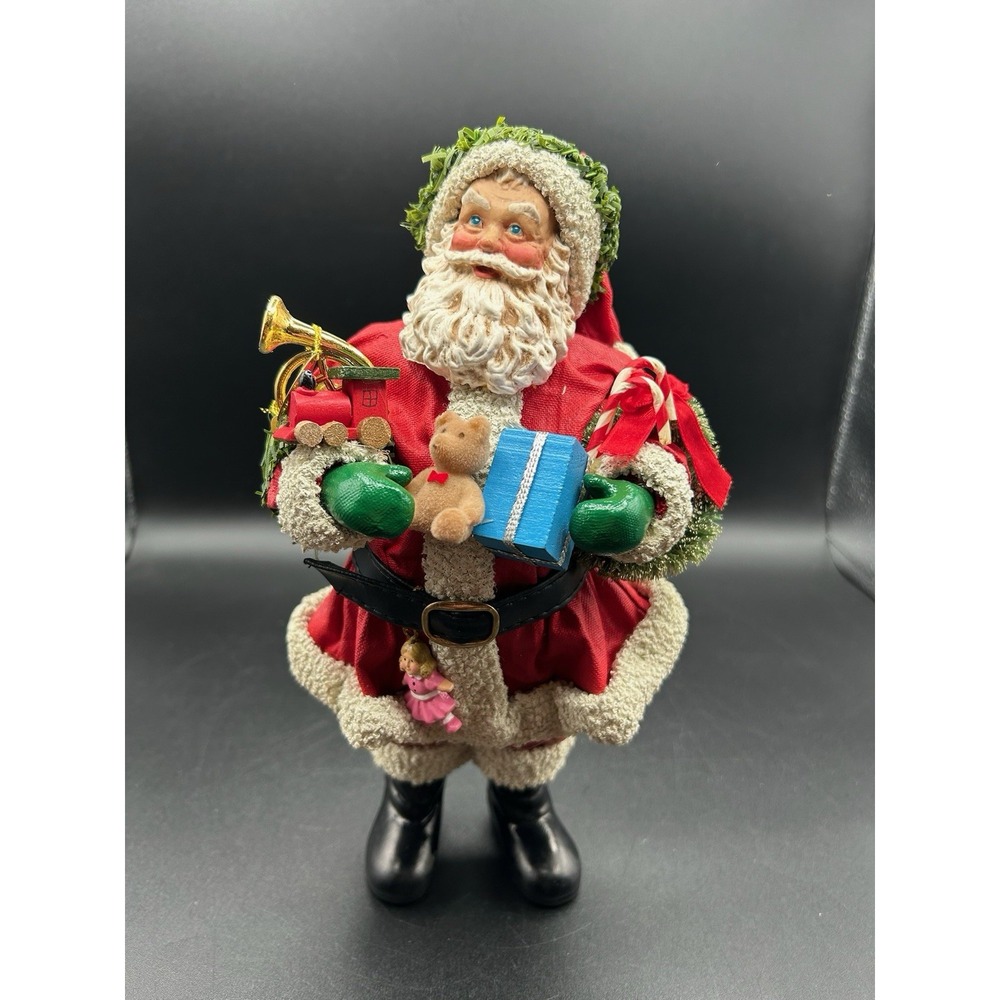 VTG Possible Dreams Clothtique Good Tidings Santa Figurine 1994 Item 713107